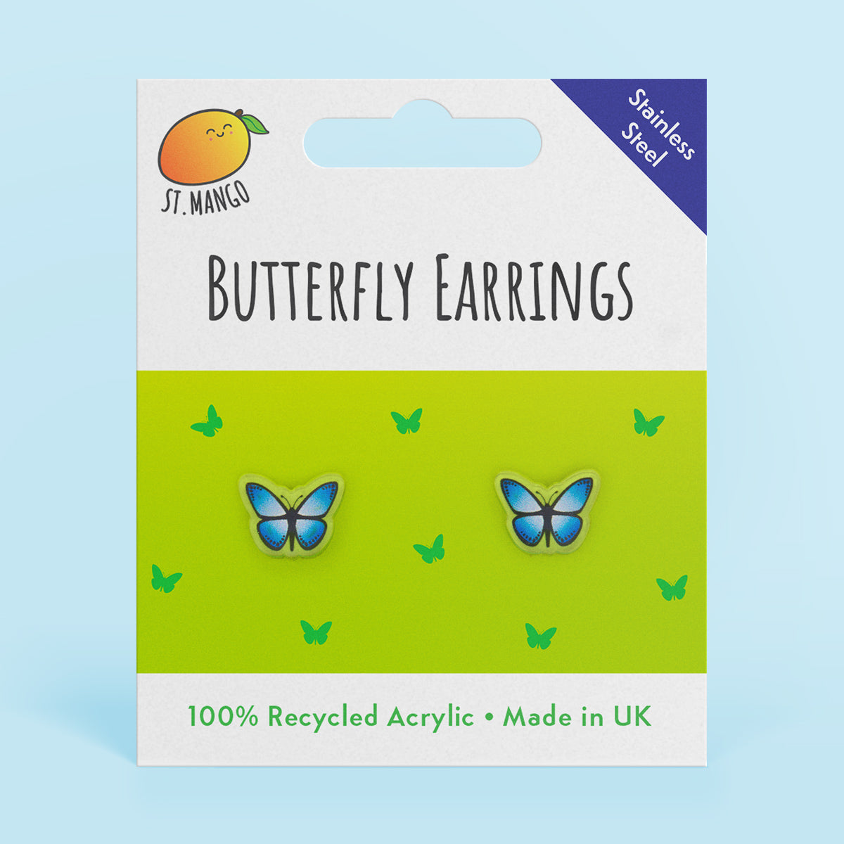 Butterfly Stud Earrings