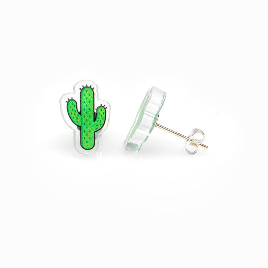 Cactus Stud Earrings