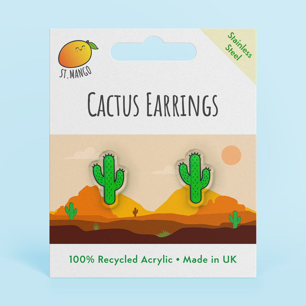 Cactus Stud Earrings