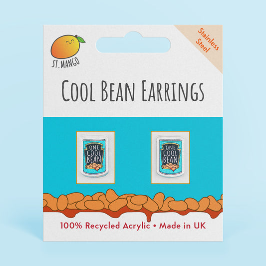 Cool Bean Stud Earrings