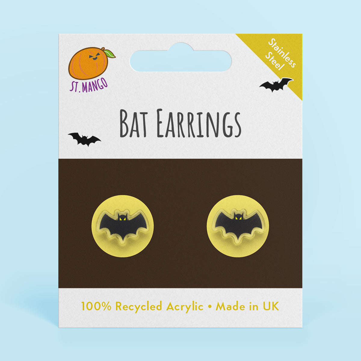 Bats Halloween Stud Earrings