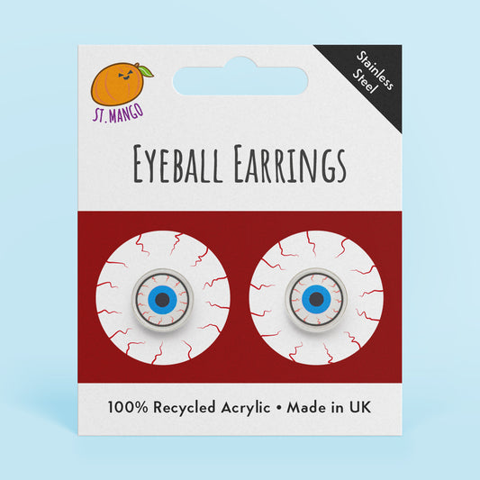 Eyeballs Halloween Stud Earrings