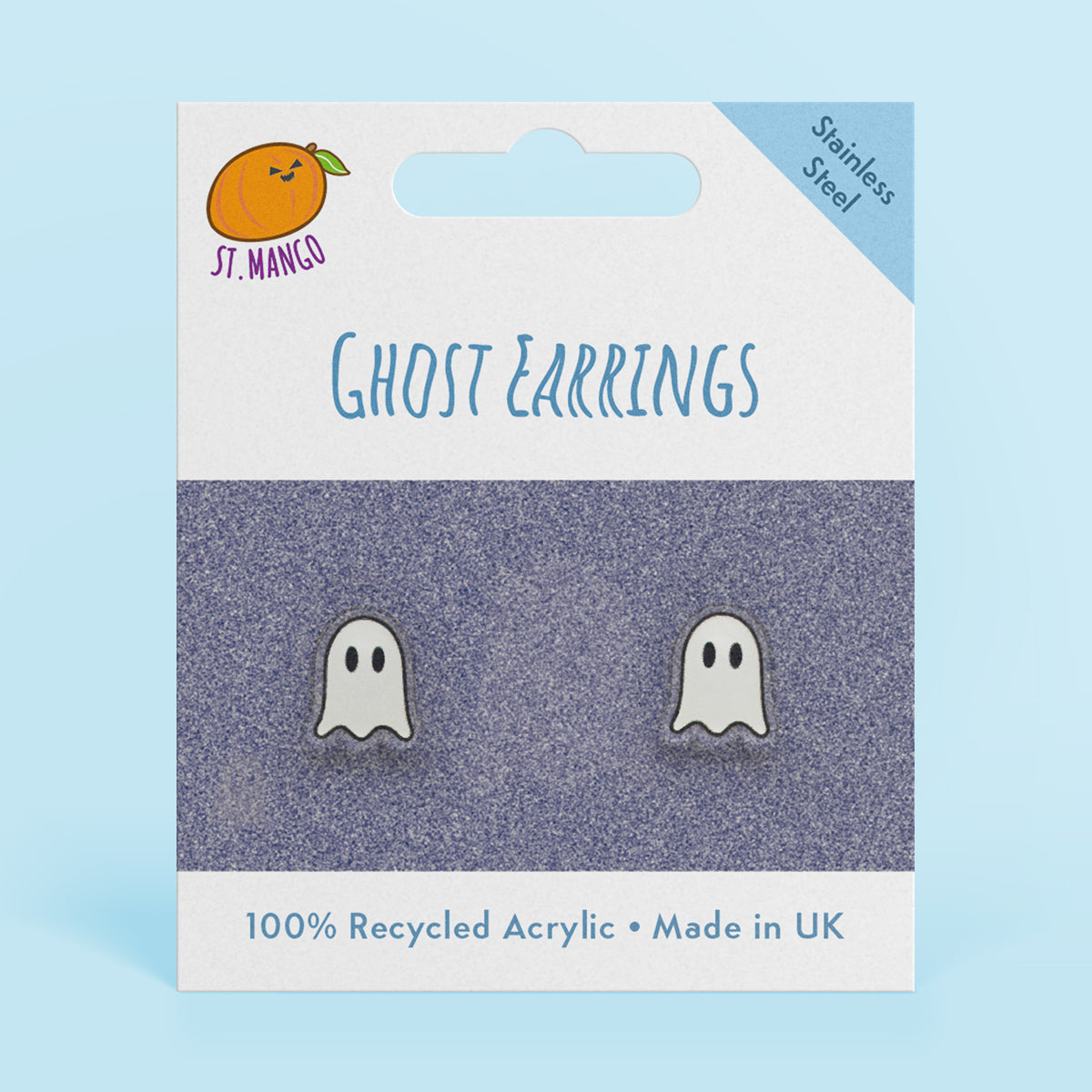 Ghosts Halloween Stud Earrings
