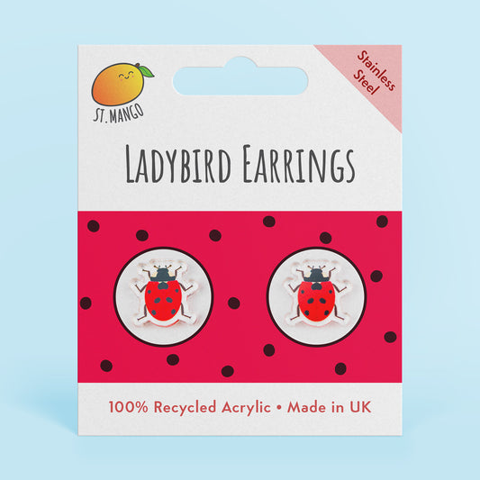 Ladybird Stud Earrings