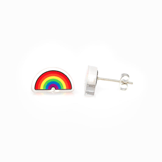 Rainbow Stud Earrings
