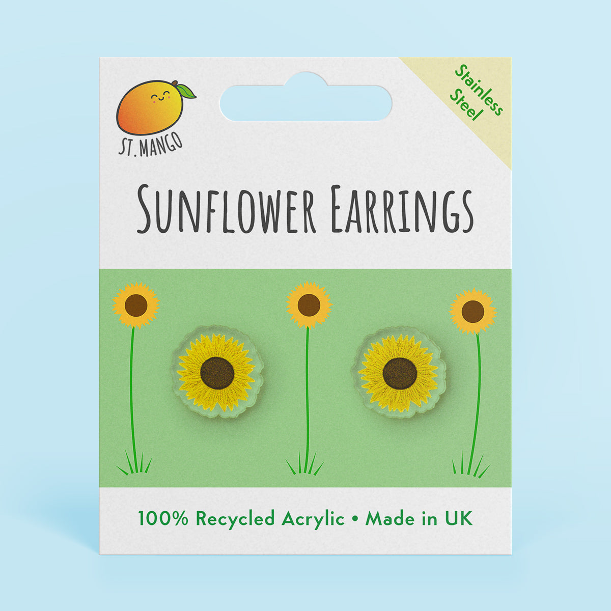 Sunflower Stud Earrings