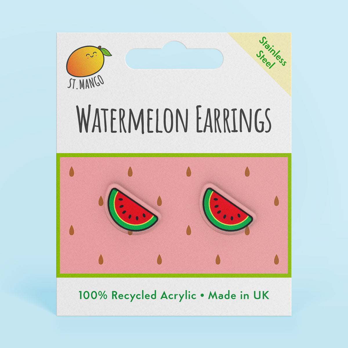Watermelon Stud Earrings