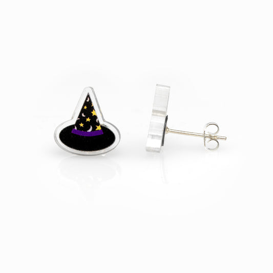 Witch Hat Stud Earrings