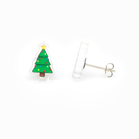 Christmas Tree Stud Earrings