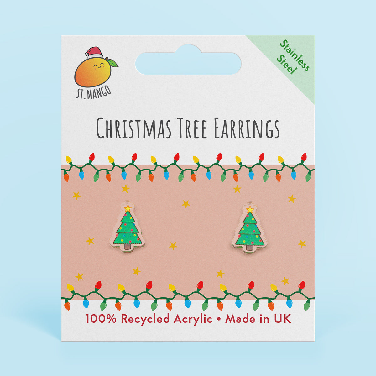 Christmas Tree Stud Earrings