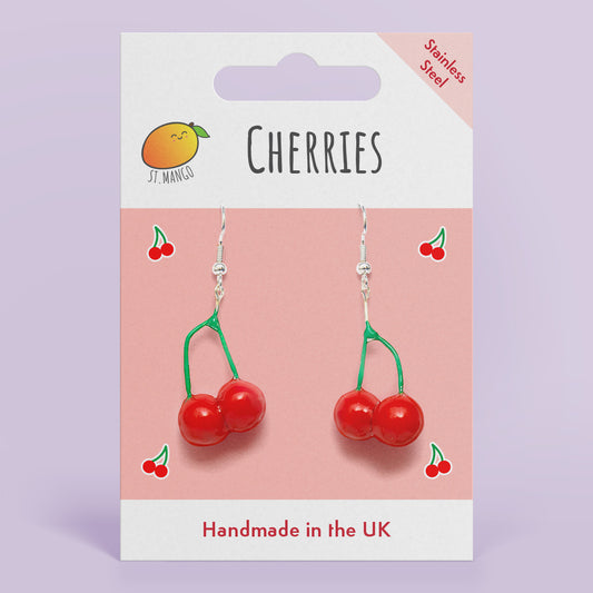 Cherry Dangle Earrings