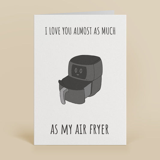 Air Fryer Greetings Card