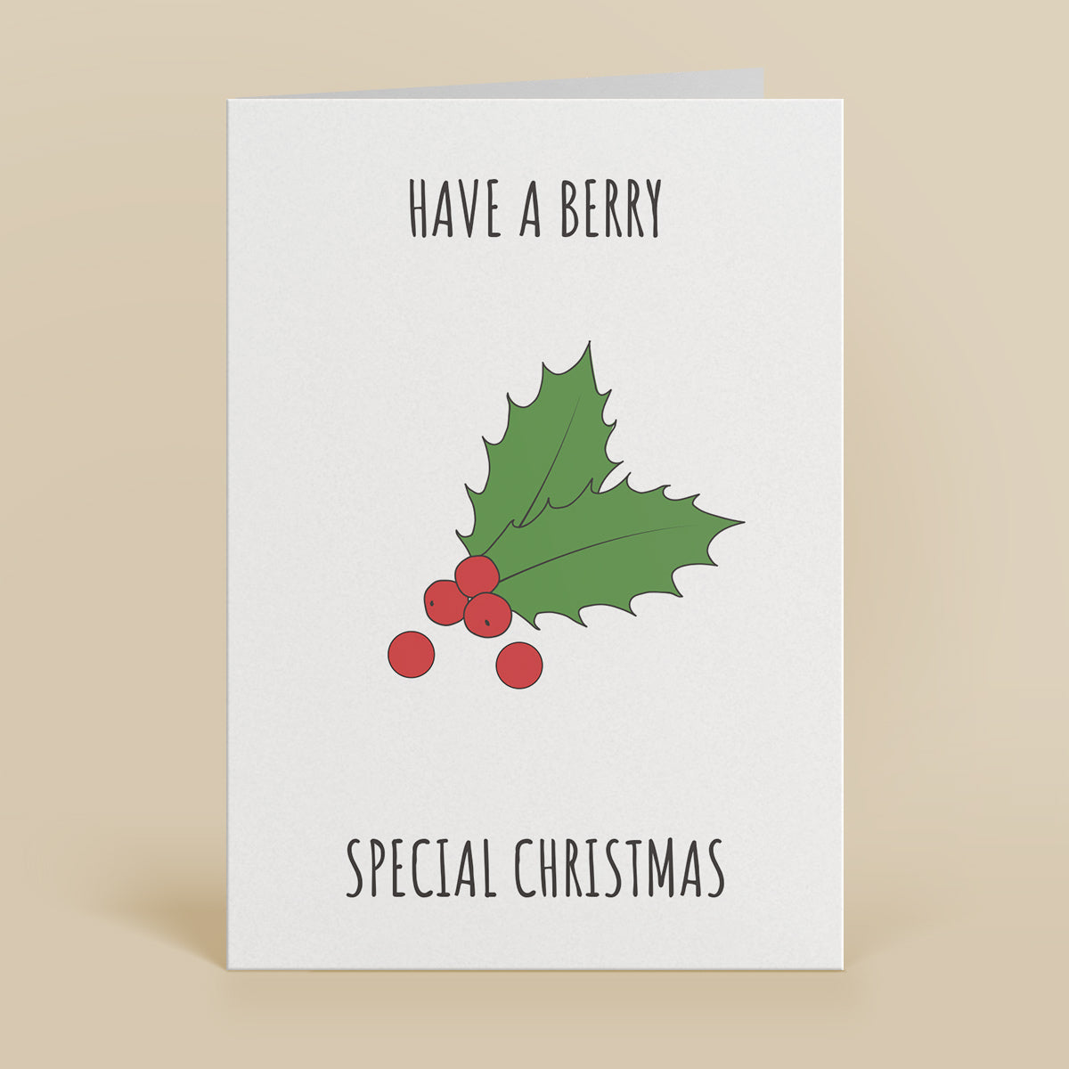 Berry Special Christmas Greetings Card