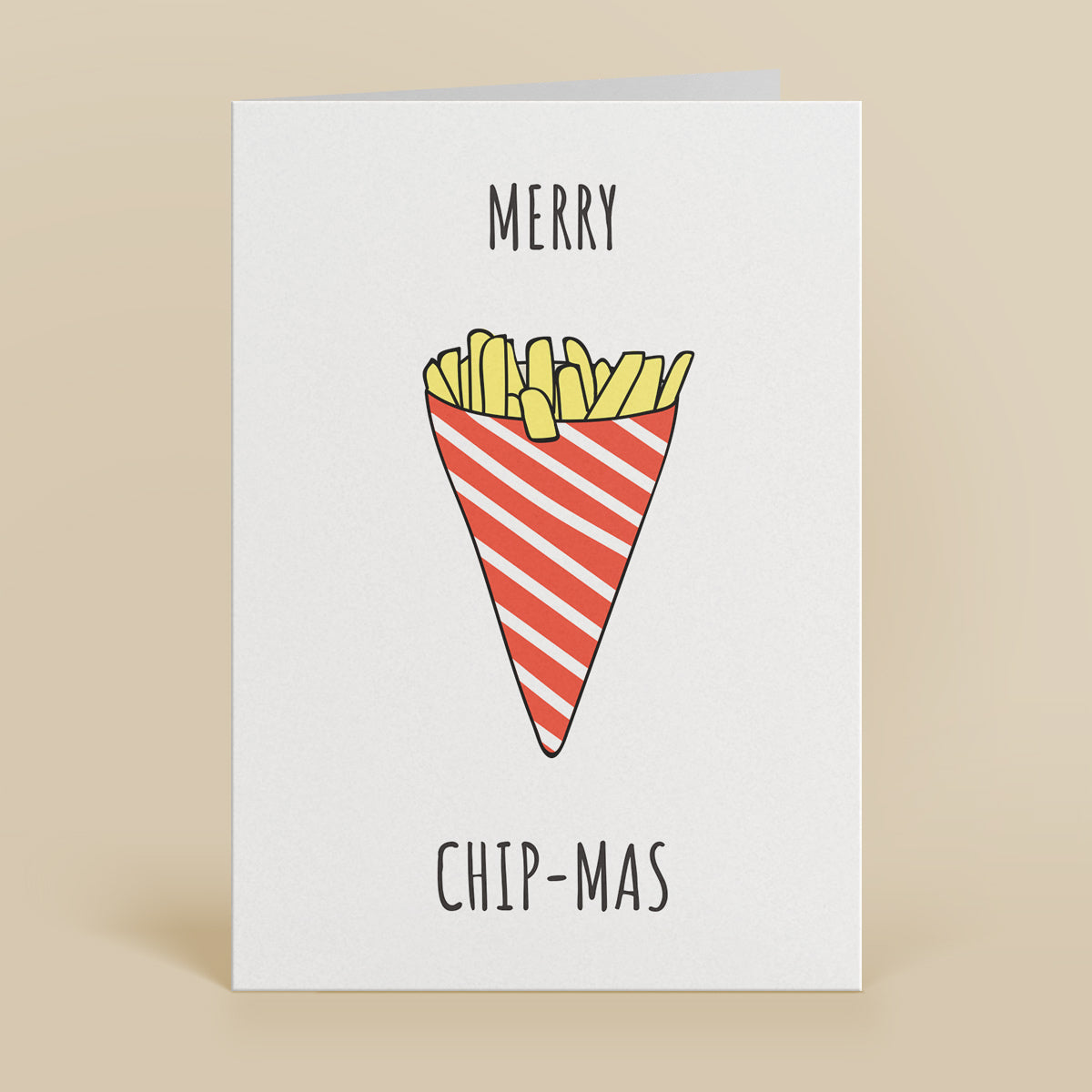 Merry Chip-mas Christmas Greetings Card