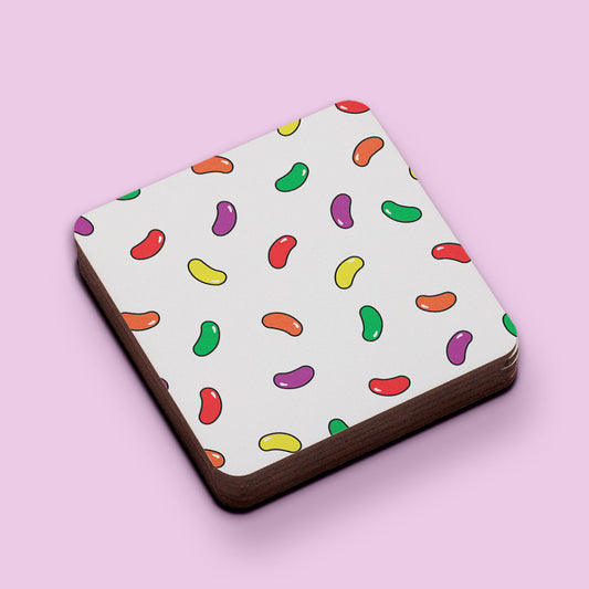 Jellybeans Square Coaster