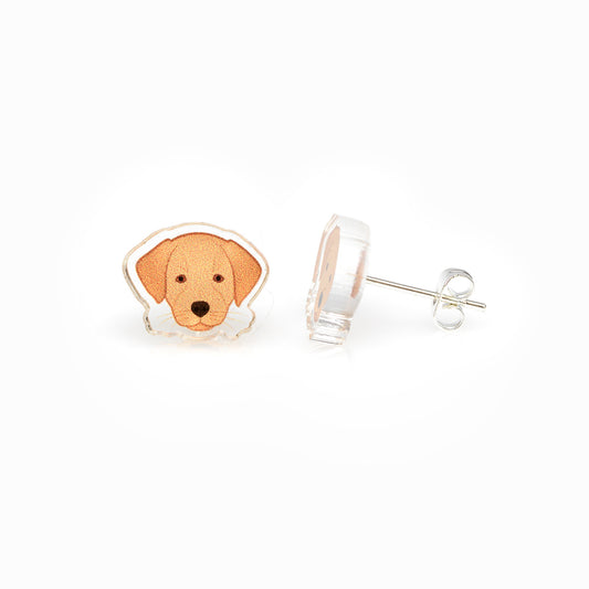 Labrador Dog Stud Earrings