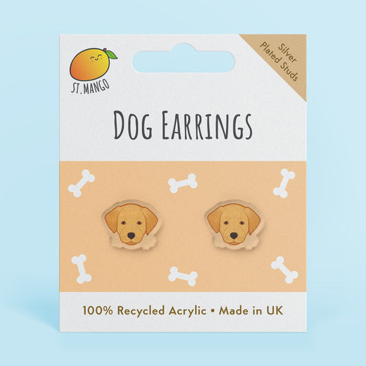 Labrador Dog Stud Earrings