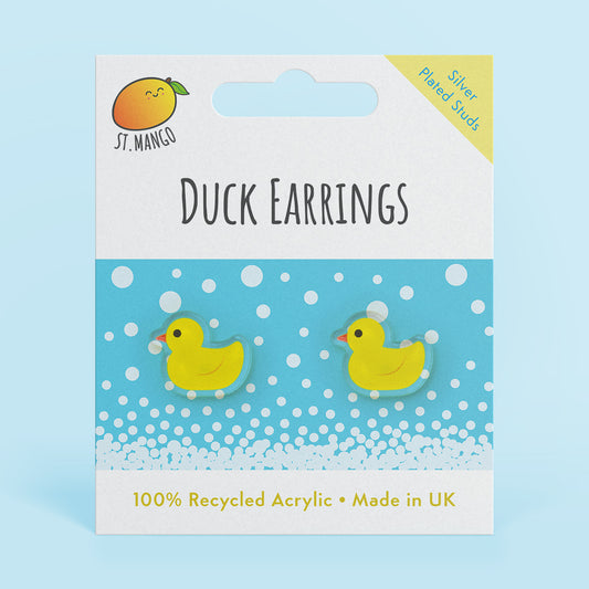 Duck Stud Earrings