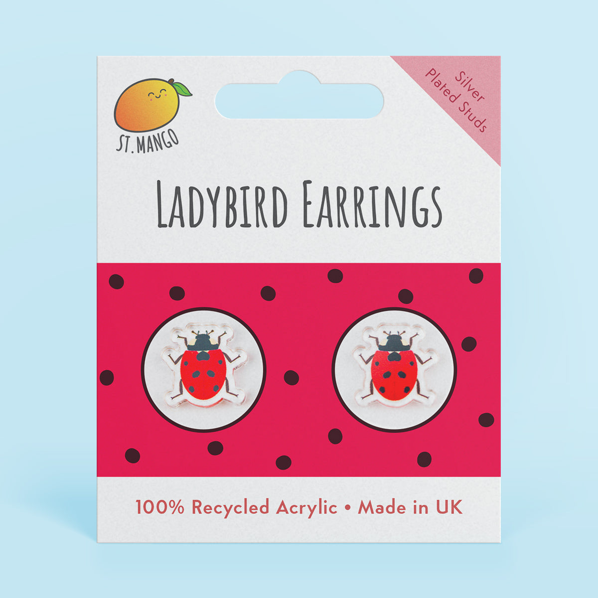 Ladybird Stud Earrings