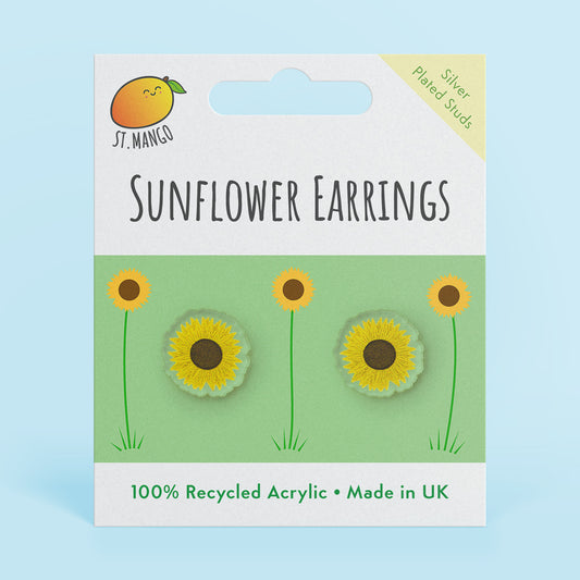 Sunflower Stud Earrings