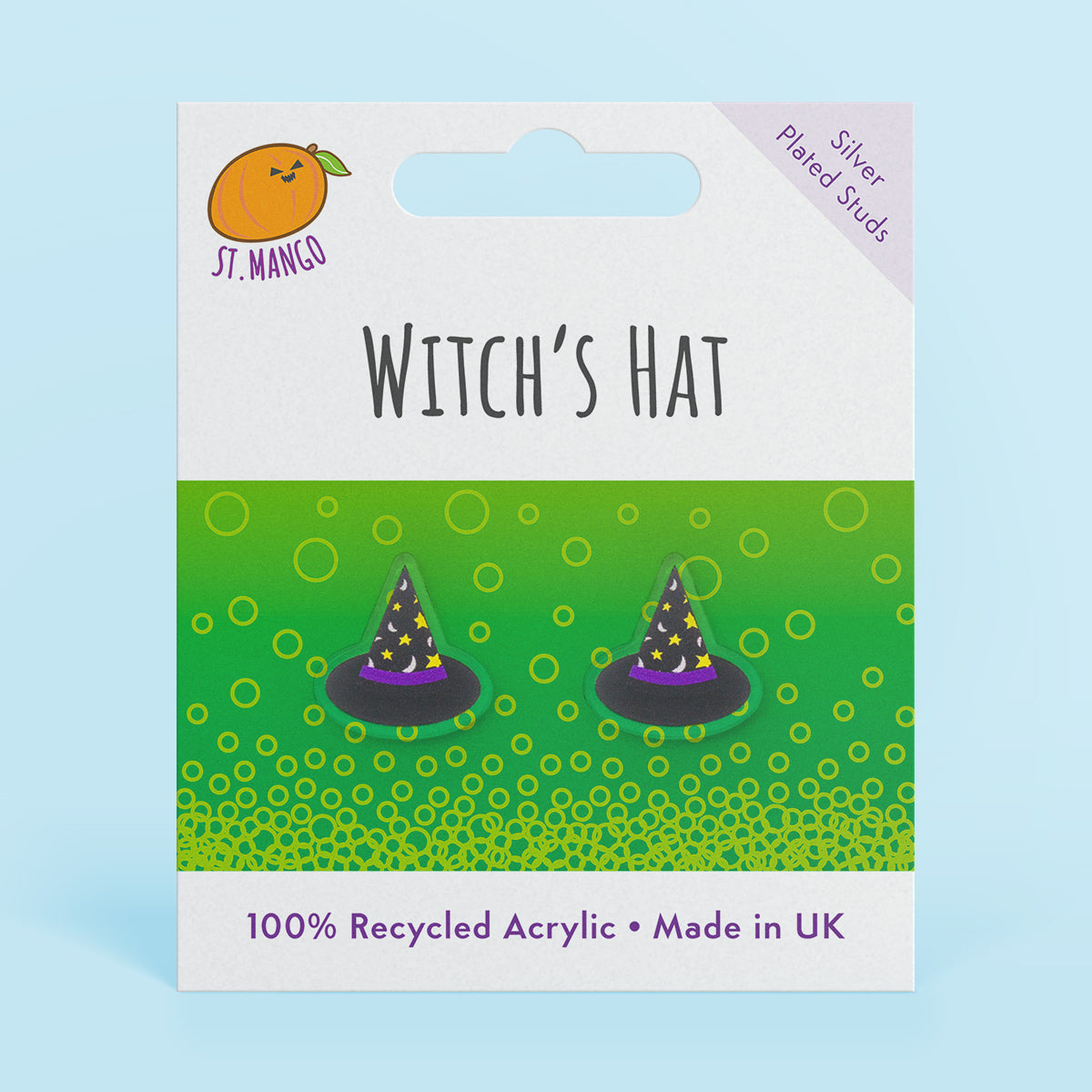 Witch Hat Stud Earrings