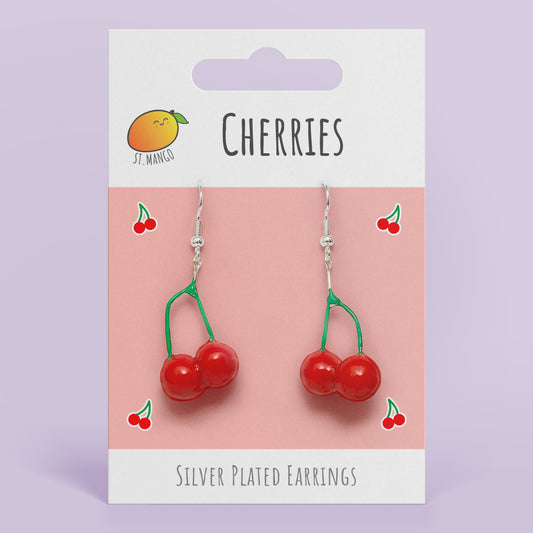 Cherry Dangle Earrings