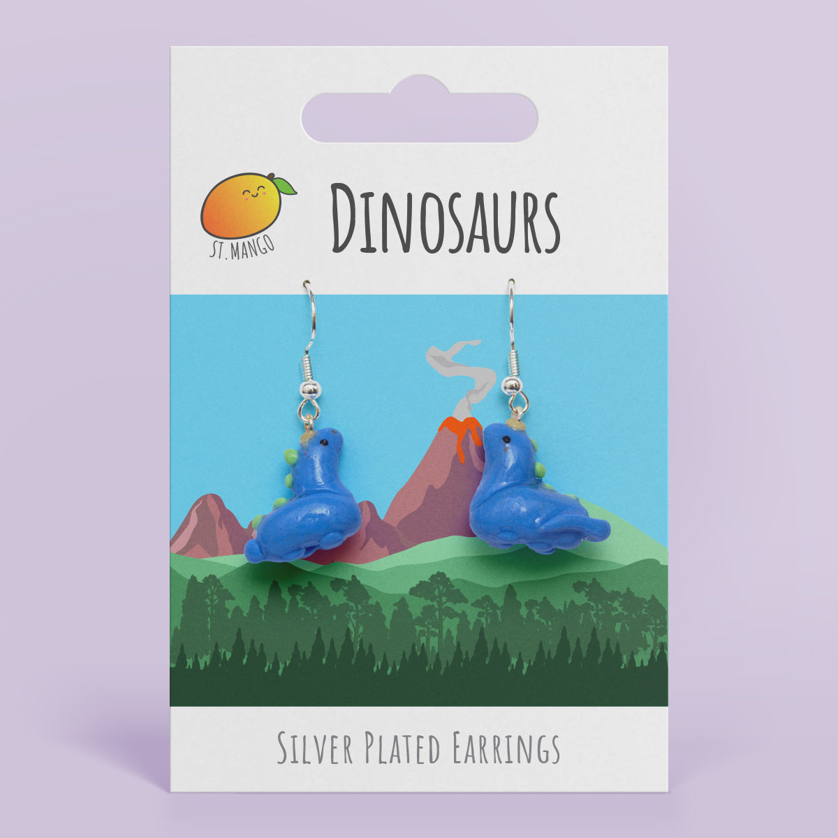 Dinosaur Dangle Earrings