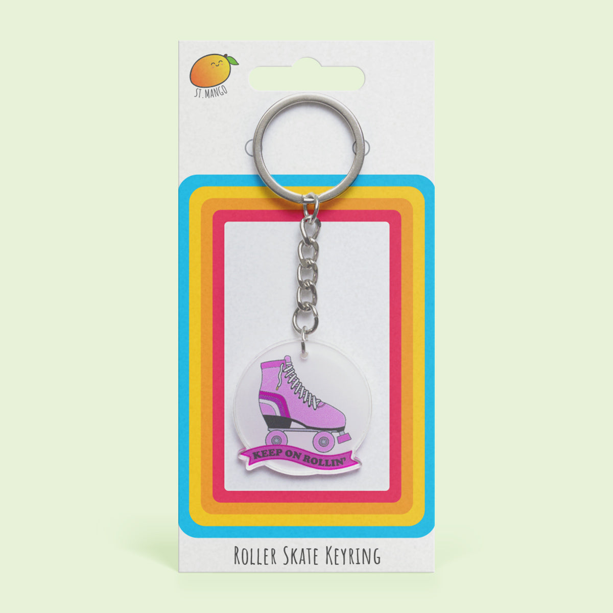 Roller Skate Acrylic Keyring