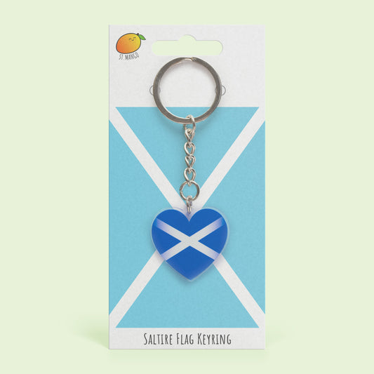 Saltire Flag Acrylic Keyring