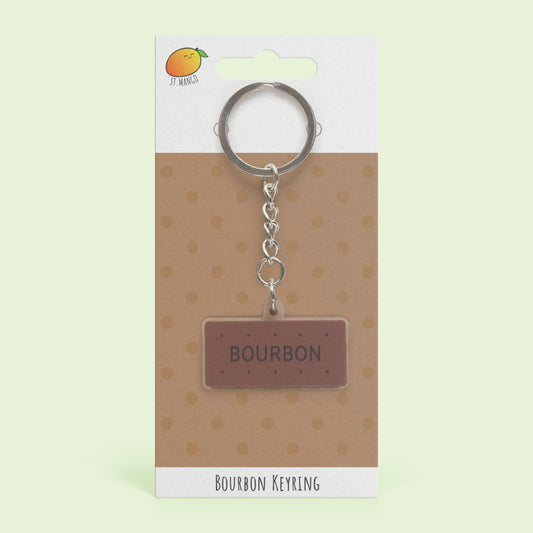 Bourbon Biscuit Acrylic Keyring