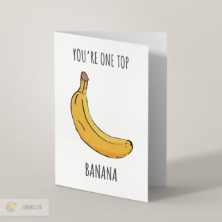 Top Banana Greetings Card
